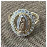 925 Our Lady of Guadalupe ring