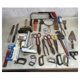 Tire Repair Kit, C-Clamps, Tin Snips, Wire