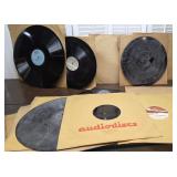 Mostly large records (10) - some have 2 holes