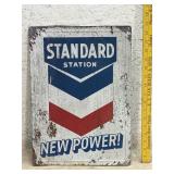 Standard Oil Tin Sign - not antique
