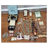 Costume jewelry necklaces bracelets earrings etc