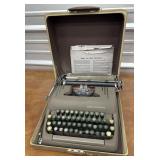 Smith-Corona typewriter in hard case
