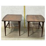 Pair of Mid- Century End Tables 30/22/21