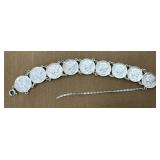 Mercury dimes - Sterling Silver Crafted bracelet
