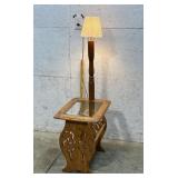 Glass Top Magazine Stand w/ light 16/21/22