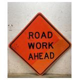 Road Work Ahead 48ï¿½ - aluminum