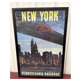 New York Go By Pennsylvania Railroad print