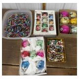 Christmas ornaments, garland