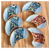 Vintage Bone Dishes. Unknown mark.