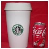 2000 Starbucks Barista Ceramic "To-Go" Cup Coffee