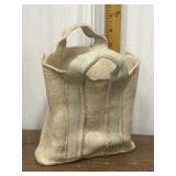 Studio pottery bag vase