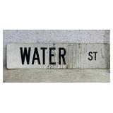 Water Street Sign- Double-sided