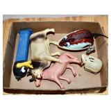 Small Box of Early/MCM Small Toys