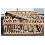 Antique Wooden Chicken Crate