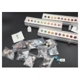 Lee Sands pierced post earrings