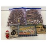 Bowling Kit, Solitaire, Lincoln logs, Troll, and