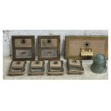 Brass Post Office Mail Covers & Insulator
