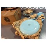 Taylor Smith Pebbleford by Gilkes Turquoise 5-61