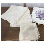 Vintage tablecloths *some staining