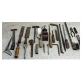 Vice, Chisels & other miscellaneous tools