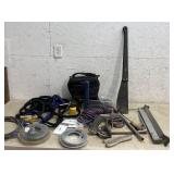 Pocket Hose, Hatchet & miscellaneous tools