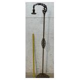 Iron & Brass Floor Lamp - needs rewiring