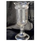 Antique Anglo-Irish Celery Vase. Glows