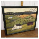 Dotty Chase framed print-Orchard Hill