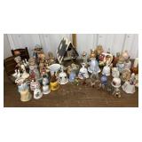 End of consignment goodies- bells, figures,