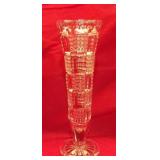 Vintage Echt Bleikristall Crystal Footed Bud Vase