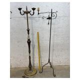 2 Early Floor Lamps - need work
