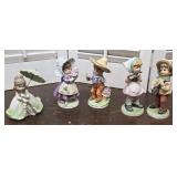 5 cute figures - incl. Lefton