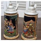 2 German sweetheart steins