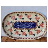 Polish Pottery Oval Plate-Small Platter