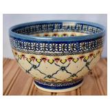 Polish Pottery Small Mixing Bowl