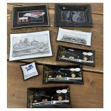 Assorted Glass trays