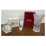 Gotham egg, Waterford egg, and Staiger clock