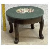 Needle Point Stool - needs tightening