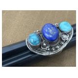 .925 Signed Ring Multi Stones