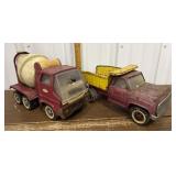 Tonka cement mixer, dump truck *barn find, not