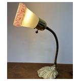 Brass gooseneck table/desk lamp