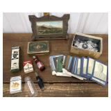 Presidential cards, lighters, black Americana,