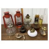 Oil lamps, oil *shipping not available, contains