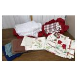 Tablecloths, napkins, table runner, doilies,