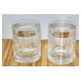 Ralph Lauren Heavy Crystal Rocks Glasses