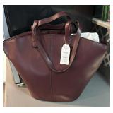 Brand new/ Tags Tulip Tote burgundy