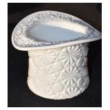 Fenton Daisy & Button Milk Glass Top Hat