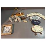Misc -  nativity, wall hangings
