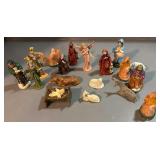 Vintage nativity pieces