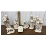 Atlantic Mold Ceramic nativity set